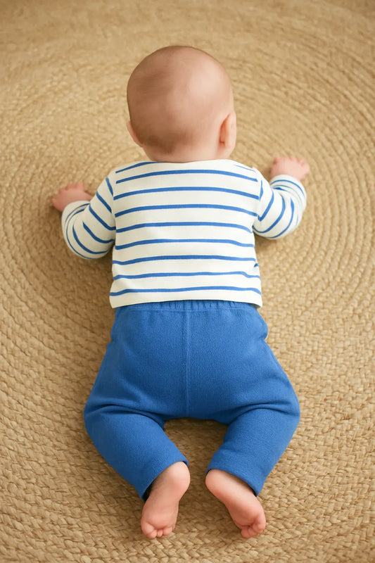 Pull marinière nounours & pantalon bleu ref 435428