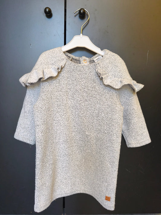 Robe grise Carrément Beau 3 ans – élégance et douceur au quotidien ref 164
