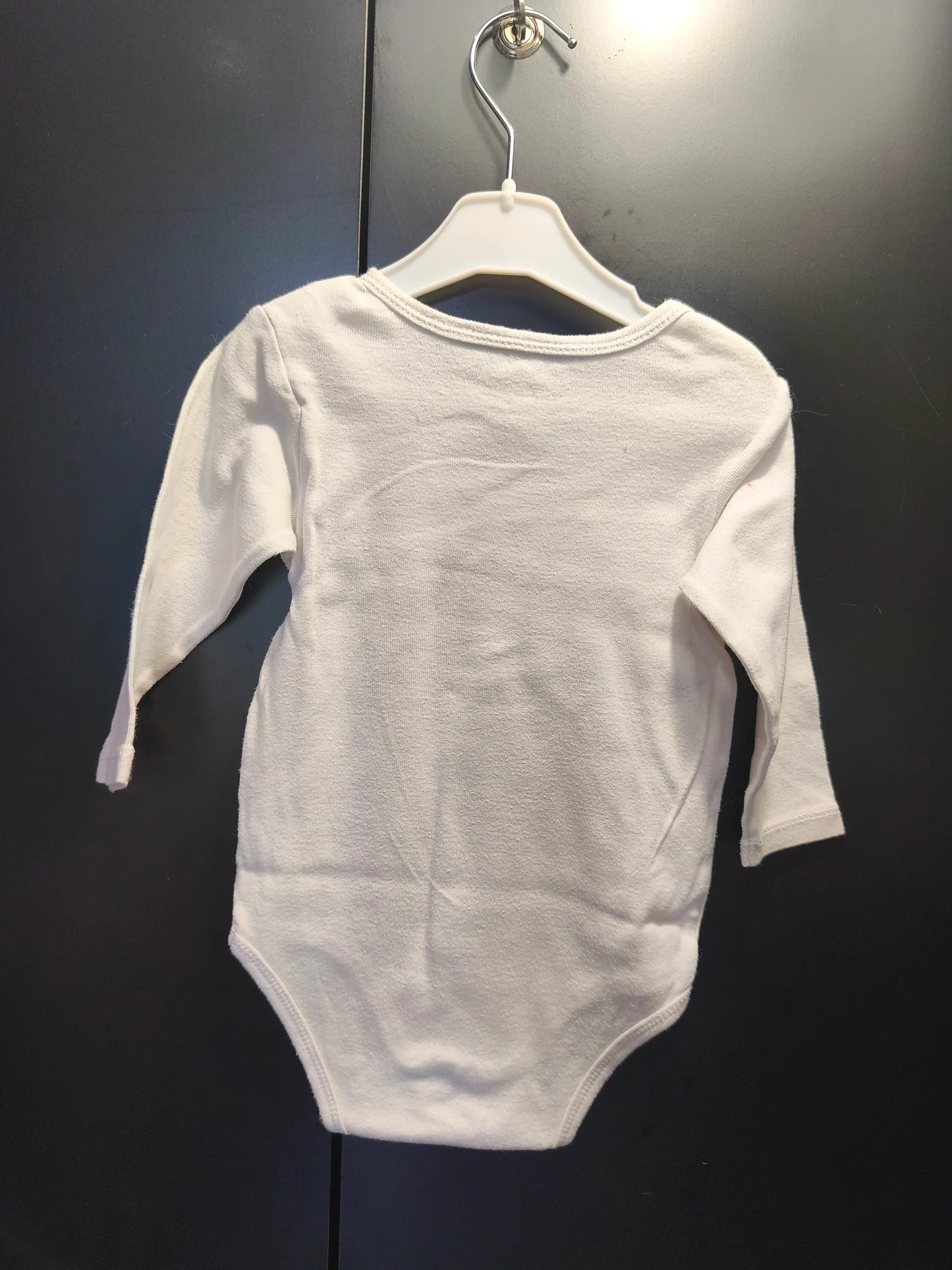 Body blanc manches longues "Baby Girl" – Kitchoun 18 mois ref 377