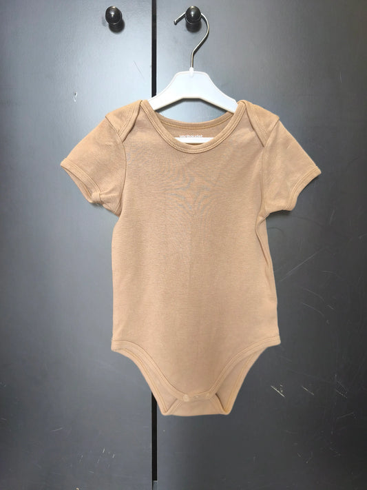Body marron Verbaudet 24 mois - manches courtes ref 109