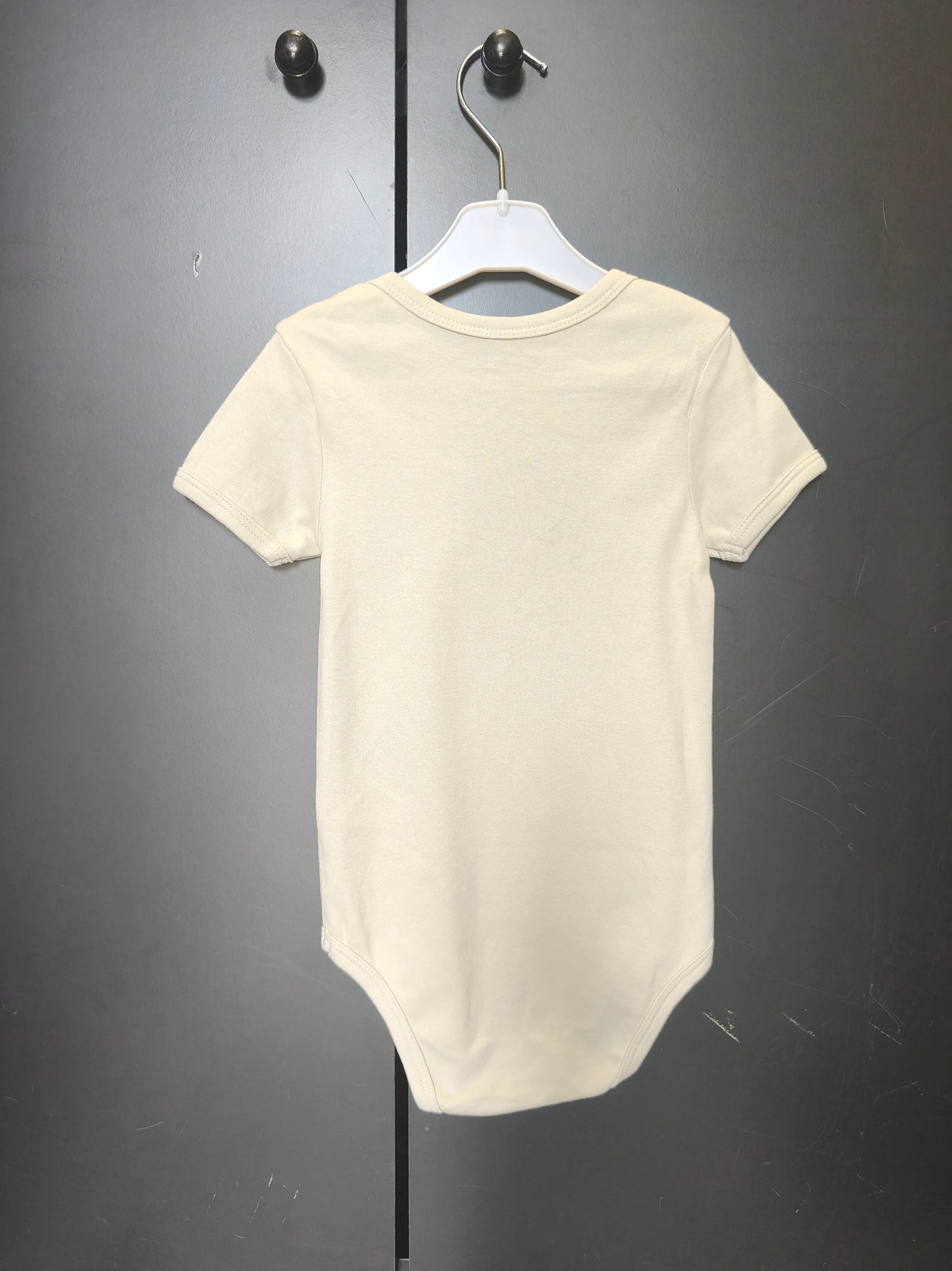Body beige Verbaudet 24 mois - manches courtes ref 111