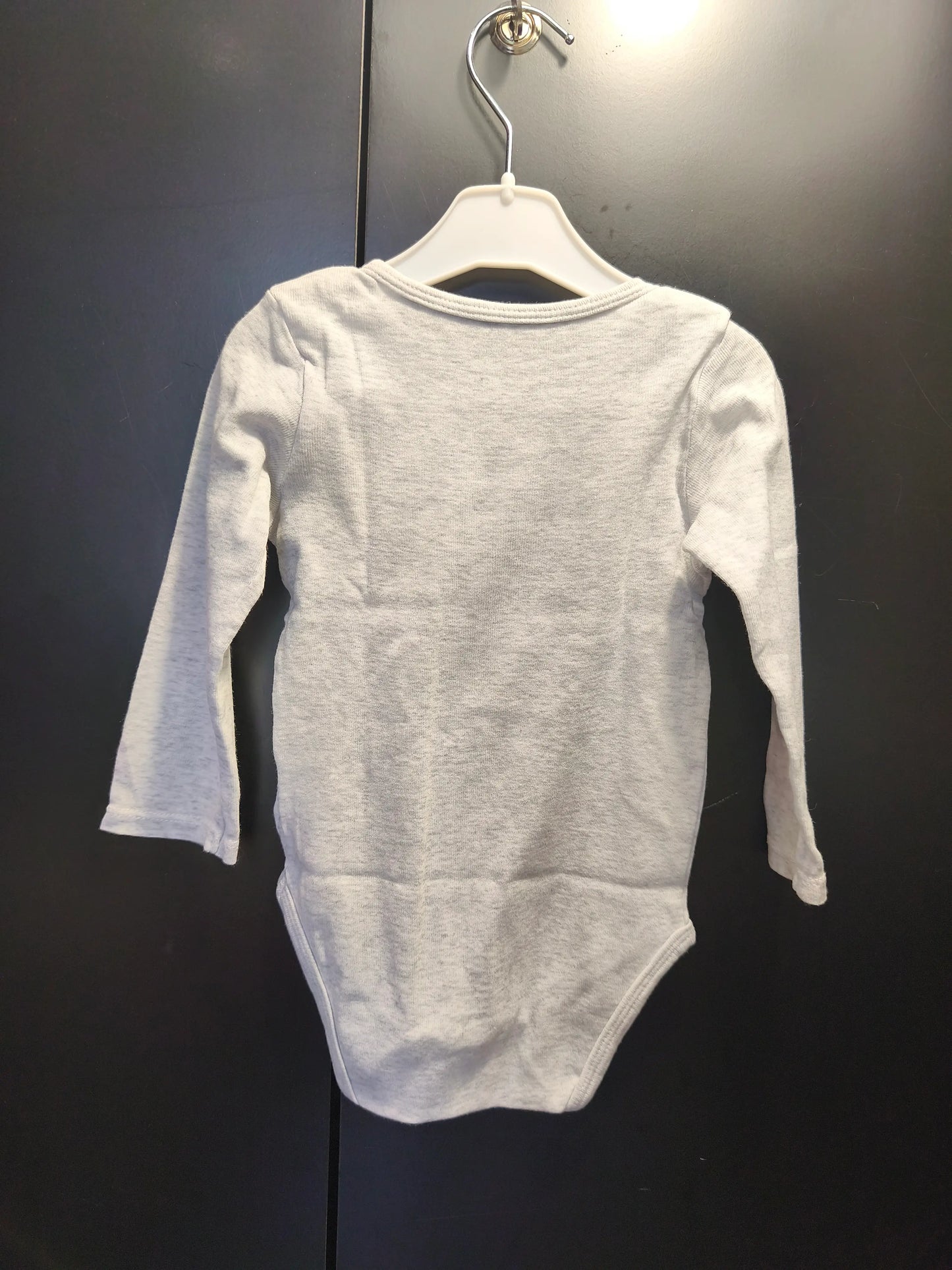 Body gris manches longues à lapin – Gémo 18 mois ref 373