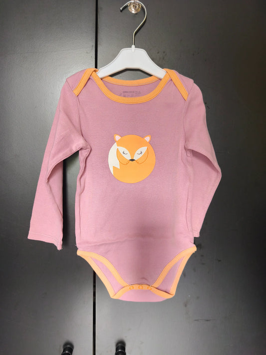 Body mauve manches longues renard – Orchestra 24 mois ref 408