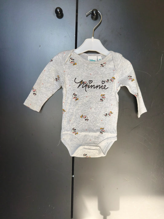 Body Gris « Minnie » – Disney Baby – 3 Mois ref 182