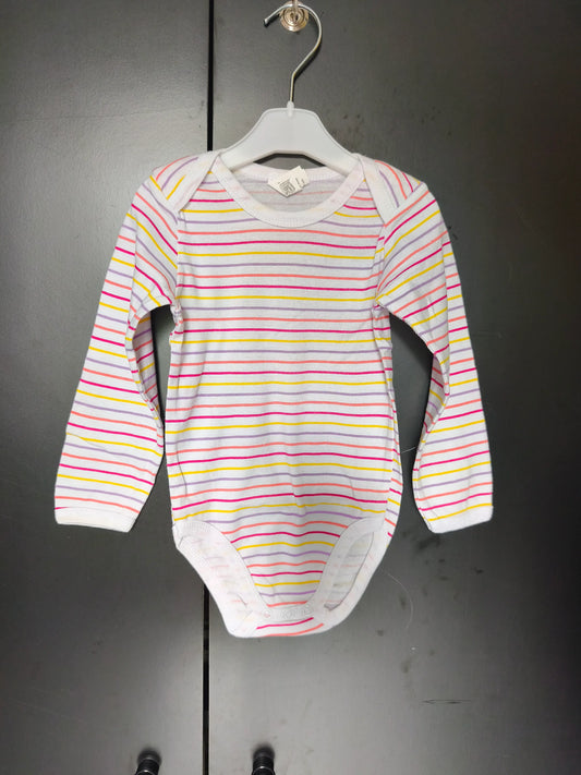 Body Manches Longues Rayé Multicolore – Bébé Rêve 24 mois ref 405
