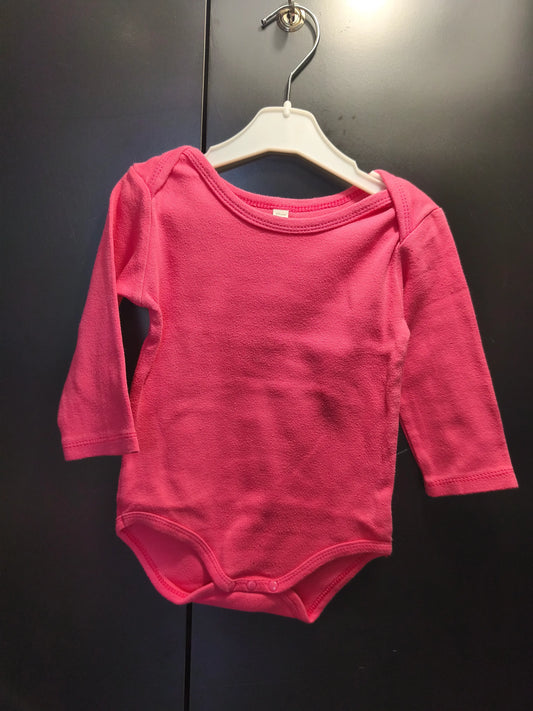 Body rose vif manches longues uni – 18 mois ref 376