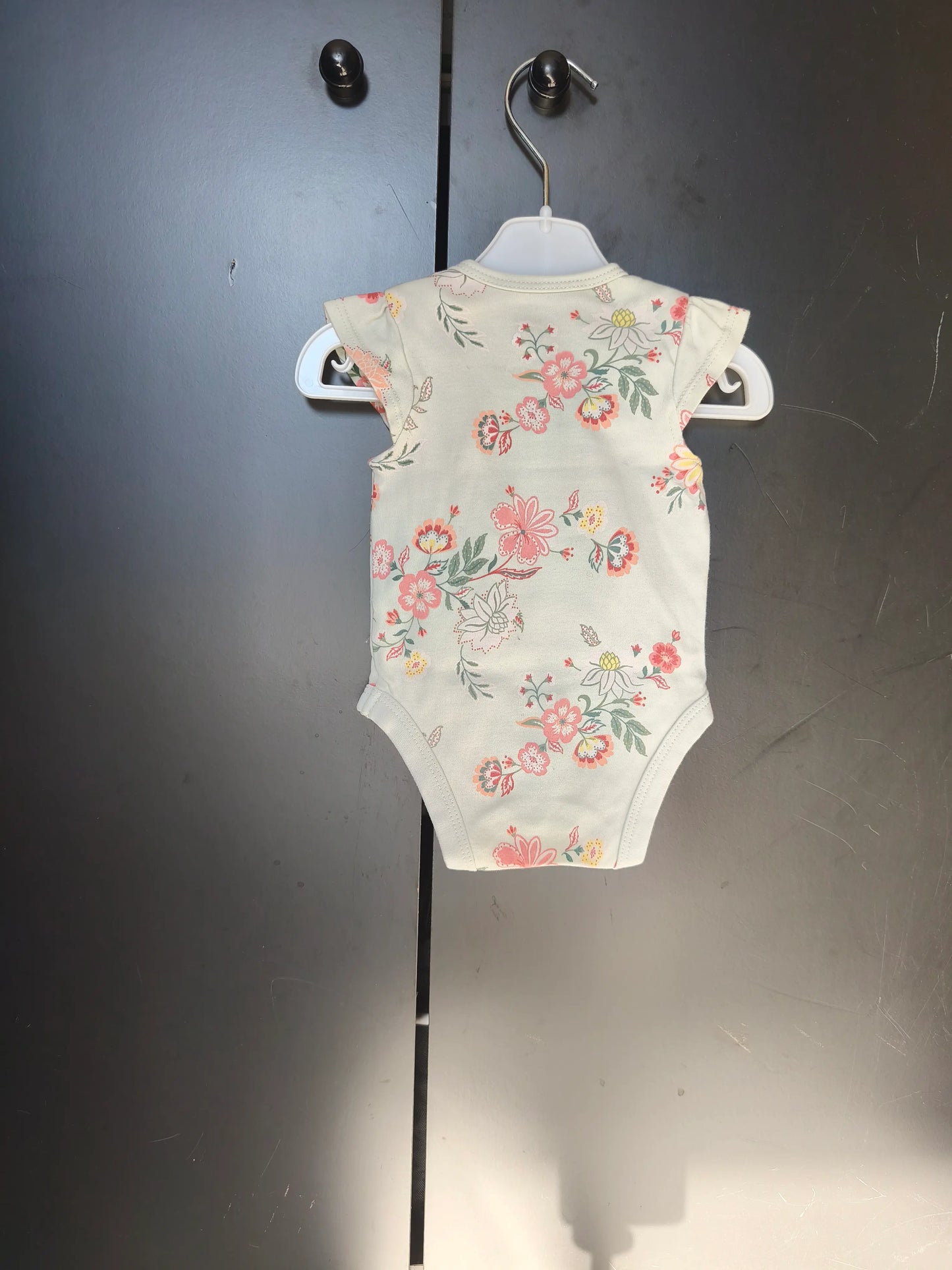 Body Vert à Fleurs Printanières – Baby C&A – 0-1 Mois ref 188