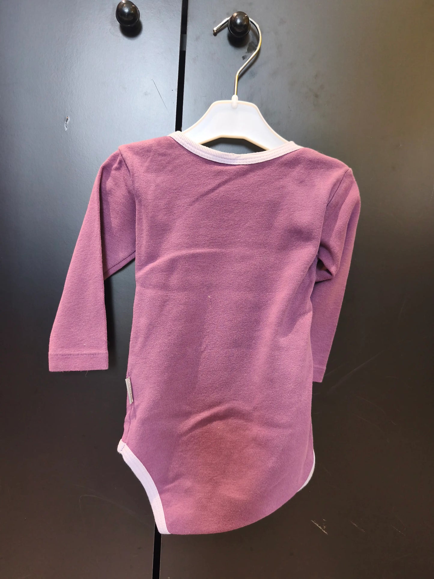 Body Violet Uni – Manches Longues – Absorba – 12 Mois ref 299