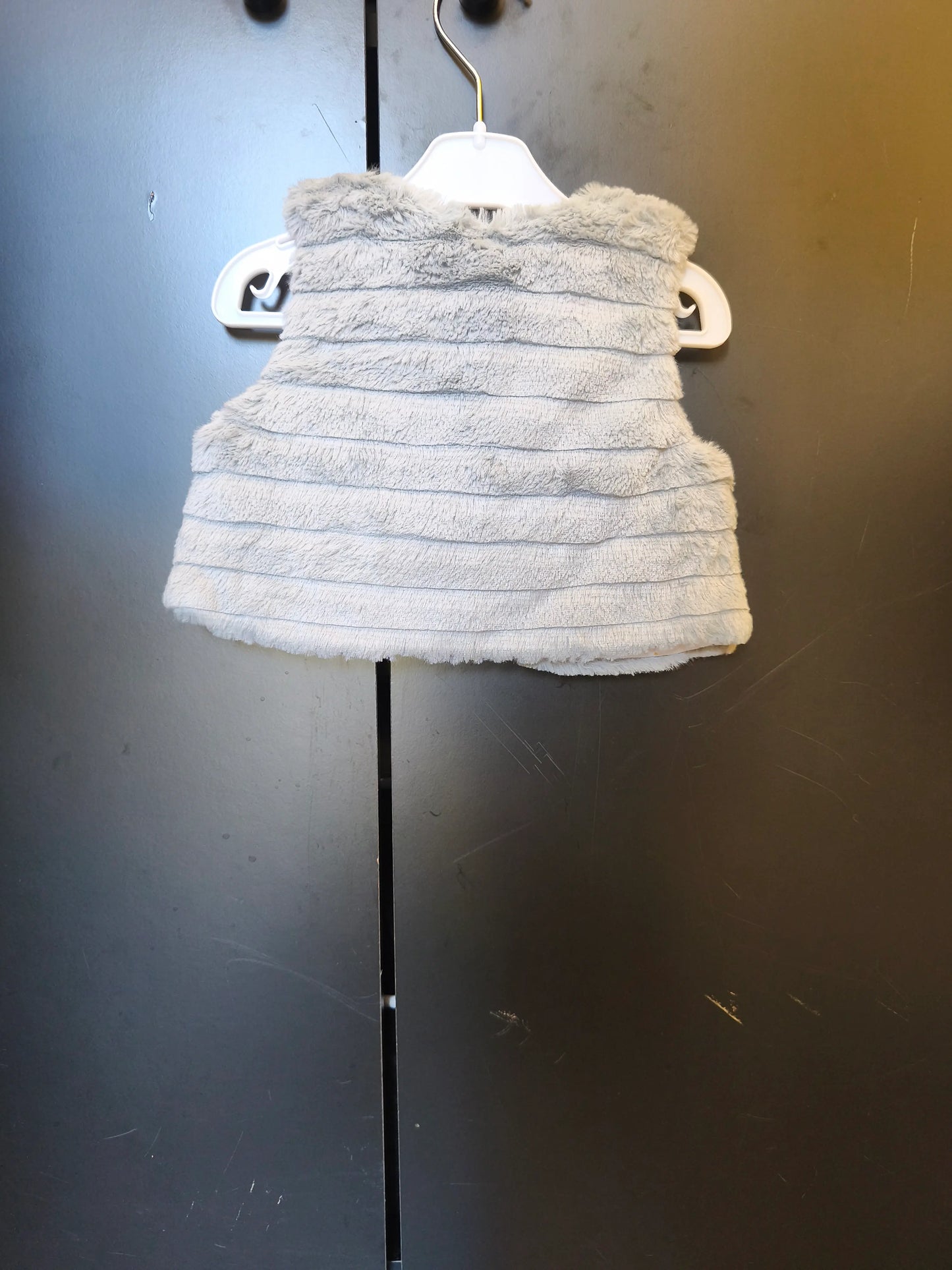 Veste Cache-Cœur Grise avec Doublure Étoilée – Orchestra – 6 Mois ref 220