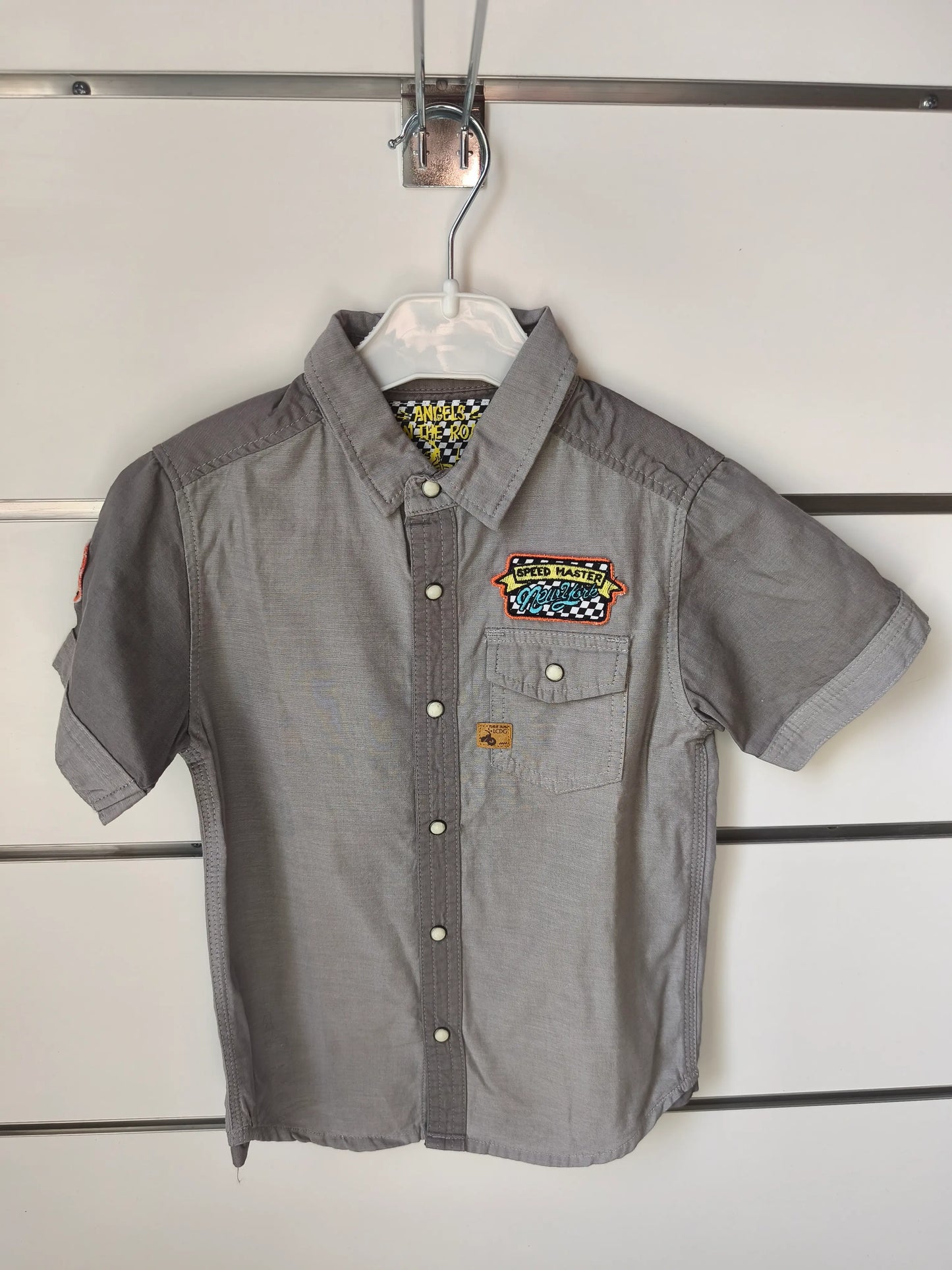 Chemise Kaki Gris - 5 ans ref 486