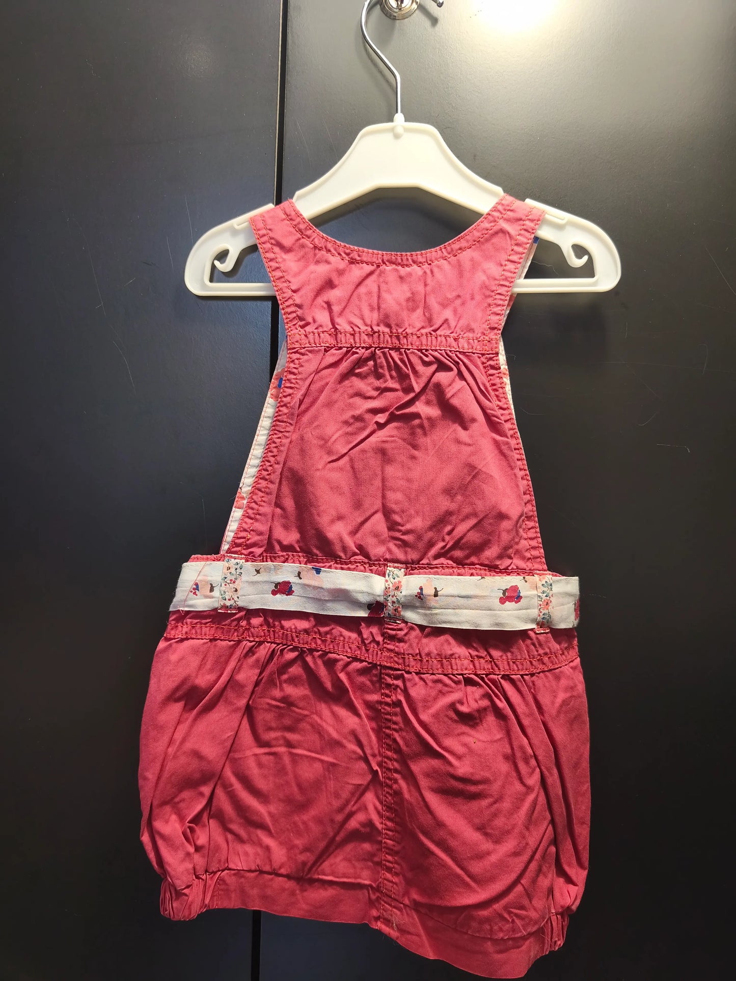 Combinaison jupe rose vif à motifs animaux – Sergent Major 18 mois ref 364