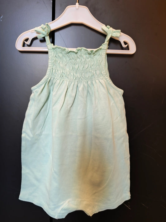 Combinaison short d’été – Vert d’eau – 9 mois ref 258