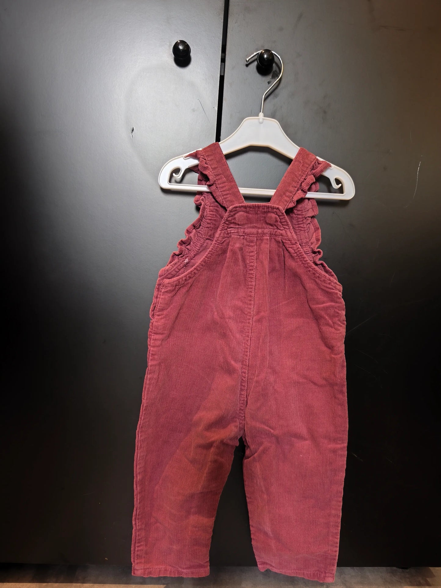 Combinaison pantalon violet rouge à volants – Verbaudet 12 mois 🌸👶 ref 329