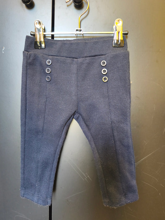 Legging habillé bleu nuit – Kiabi – 9 mois ref 289