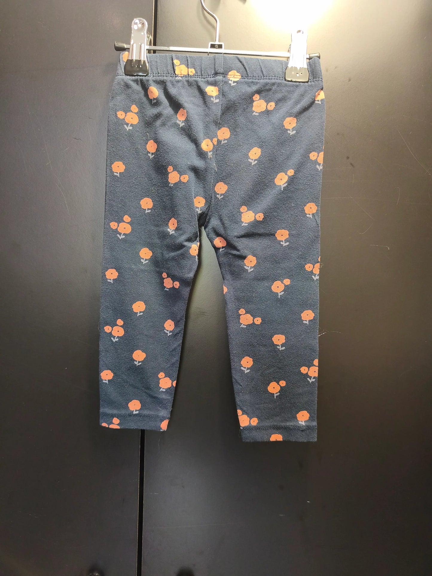 Legging Bleu Nuit Imprimé Bleu Corail – Kiabi 18 mois ref 399