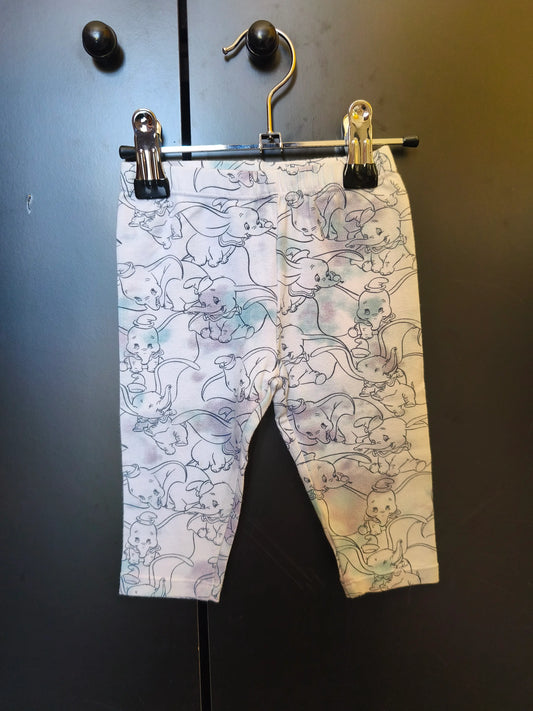 Legging Blanc Imprimé Dumbo – Disney Baby – 6 Mois ref 232