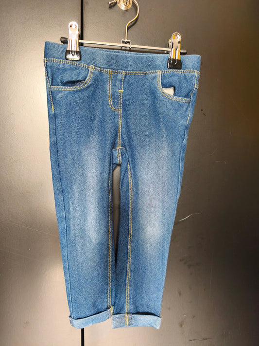 Legging bleu façon jean – Gémo 24 mois ref 433