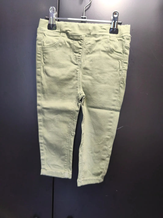 Legging Imitation Jean Vert – Tape à l’Œil 18 mois ref 395