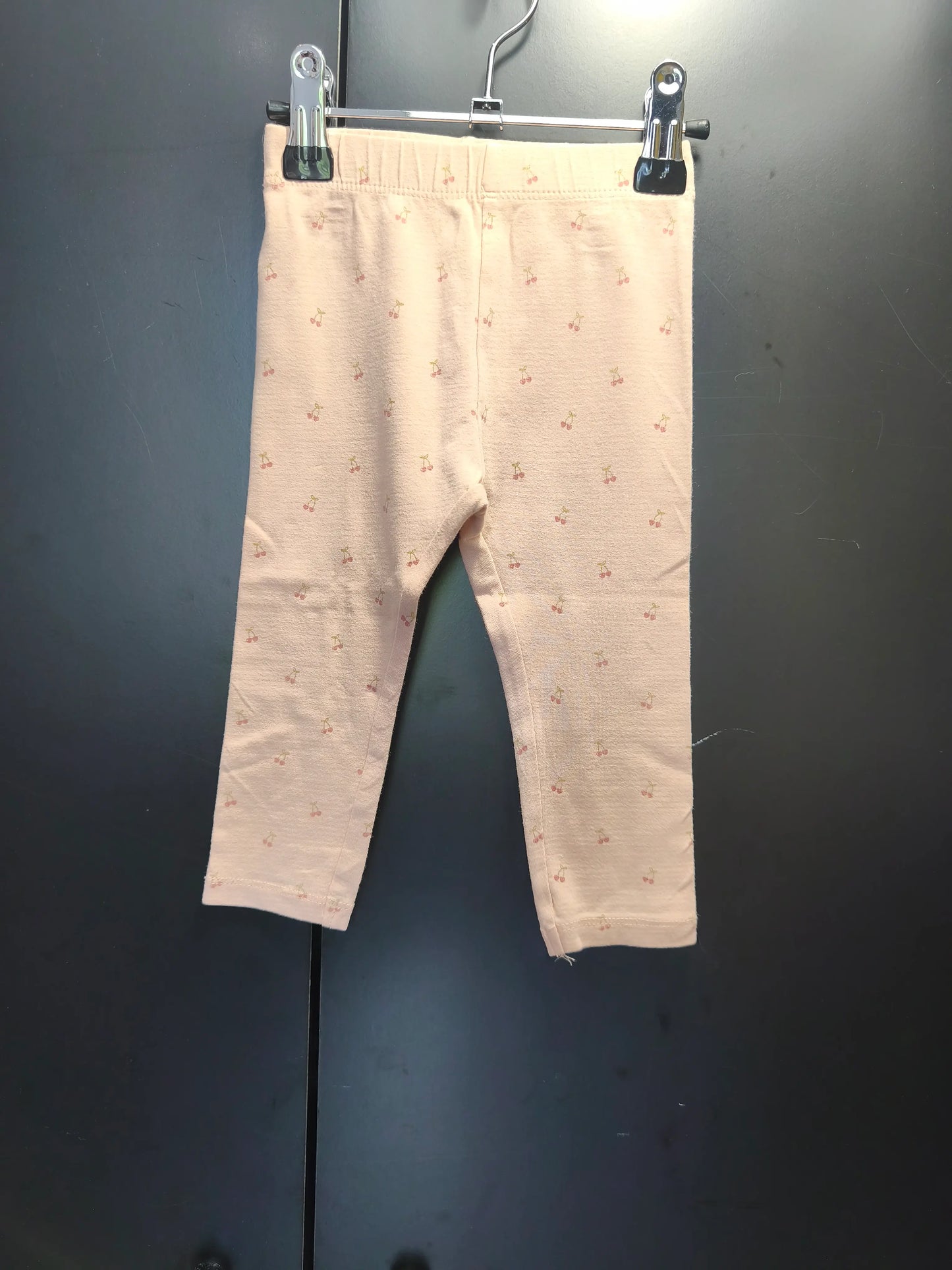 Legging Rose Imprimé Cerises – Kiabi 18 mois ref 404