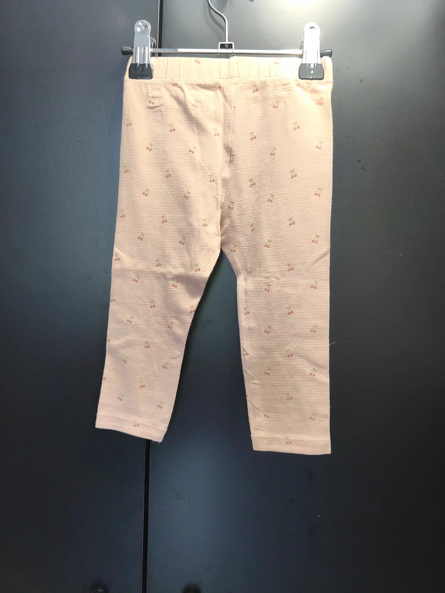 Legging Rose Imprimé Cerises – Kiabi 18 mois ref 404