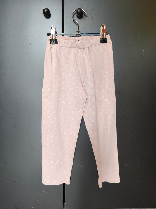 Legging Verbaudet 2 ans – rose clair motif floral 🌸✨ ref 134