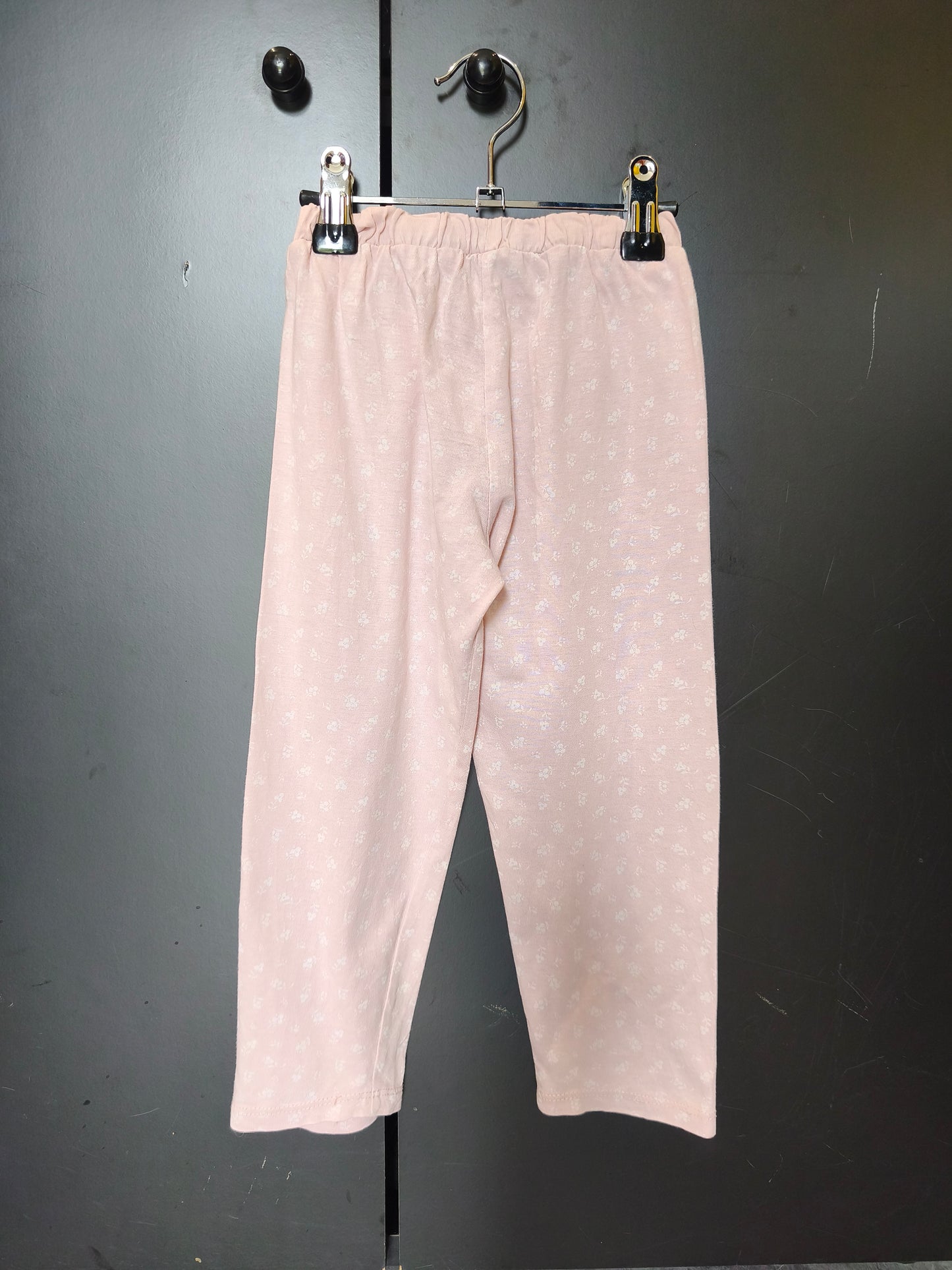 Legging Verbaudet 2 ans – rose clair motif floral 🌸✨ ref 134