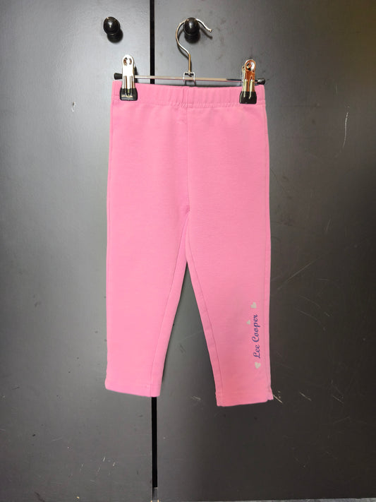 Legging 24 mois – rose uni Lee Cooper 🌸✨ ref 132