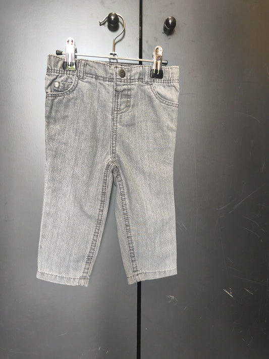 Pantalon Orchestra 12 mois - Gris, taille couche, mini poche & élastique intérieur ref 34