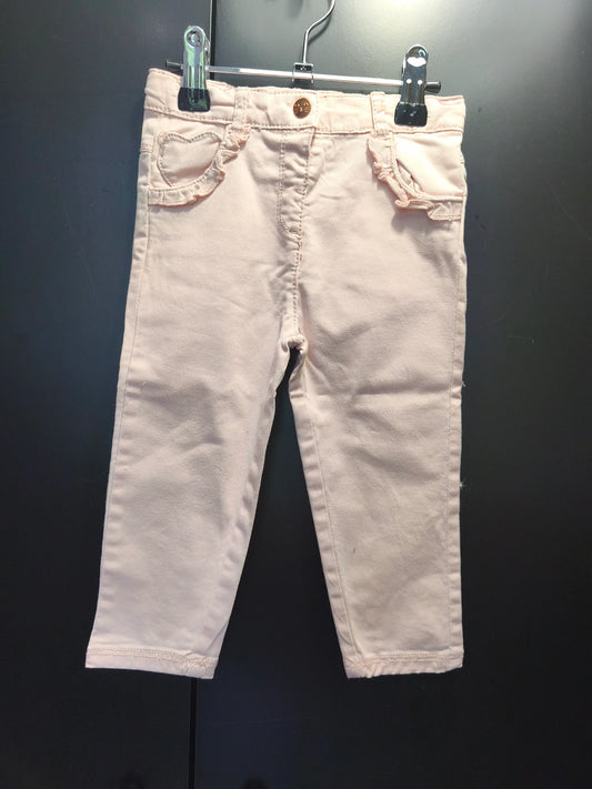 Pantalon Jean Rose Coupe Droite – Orchestra 18 mois