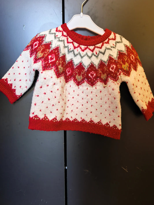 Pull de Noël Épais – Verbaudet – 6 Mois ref 221