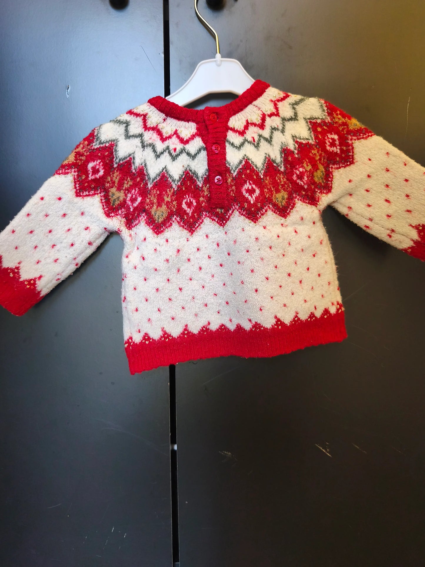 Pull de Noël Épais – Verbaudet – 6 Mois ref 221