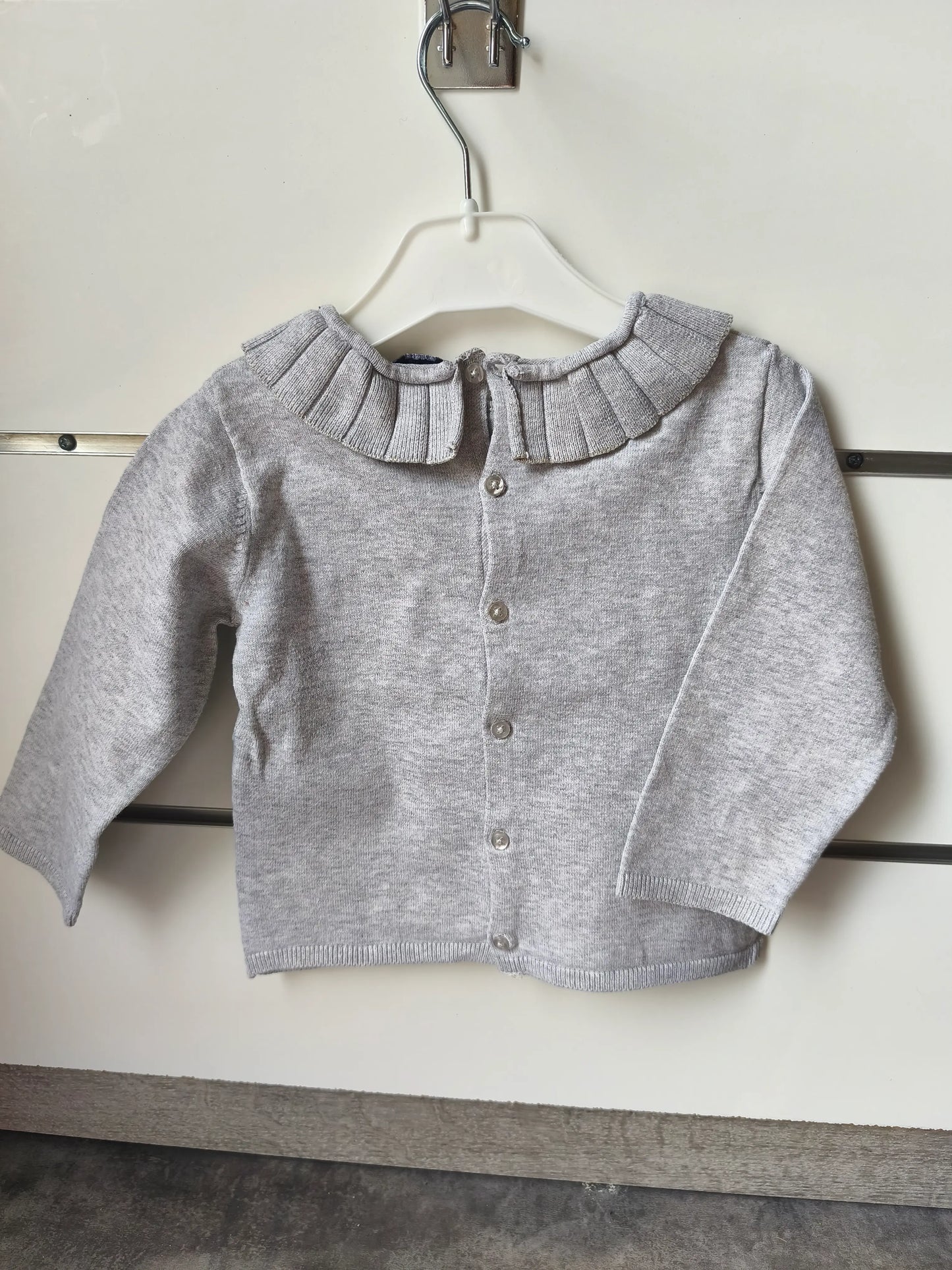 Pull Gris Uni 24 mois ref 683