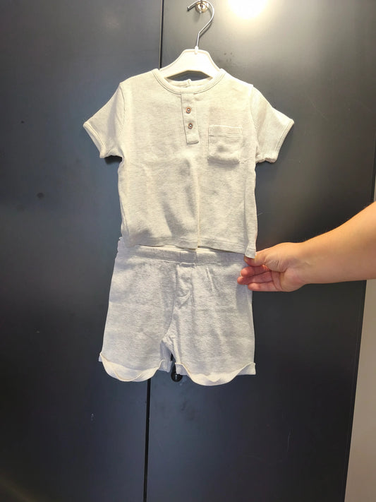 Pyjama 2 Pièces Marron "Coucou Beuh" – Verbaudet 18 mois ref 387