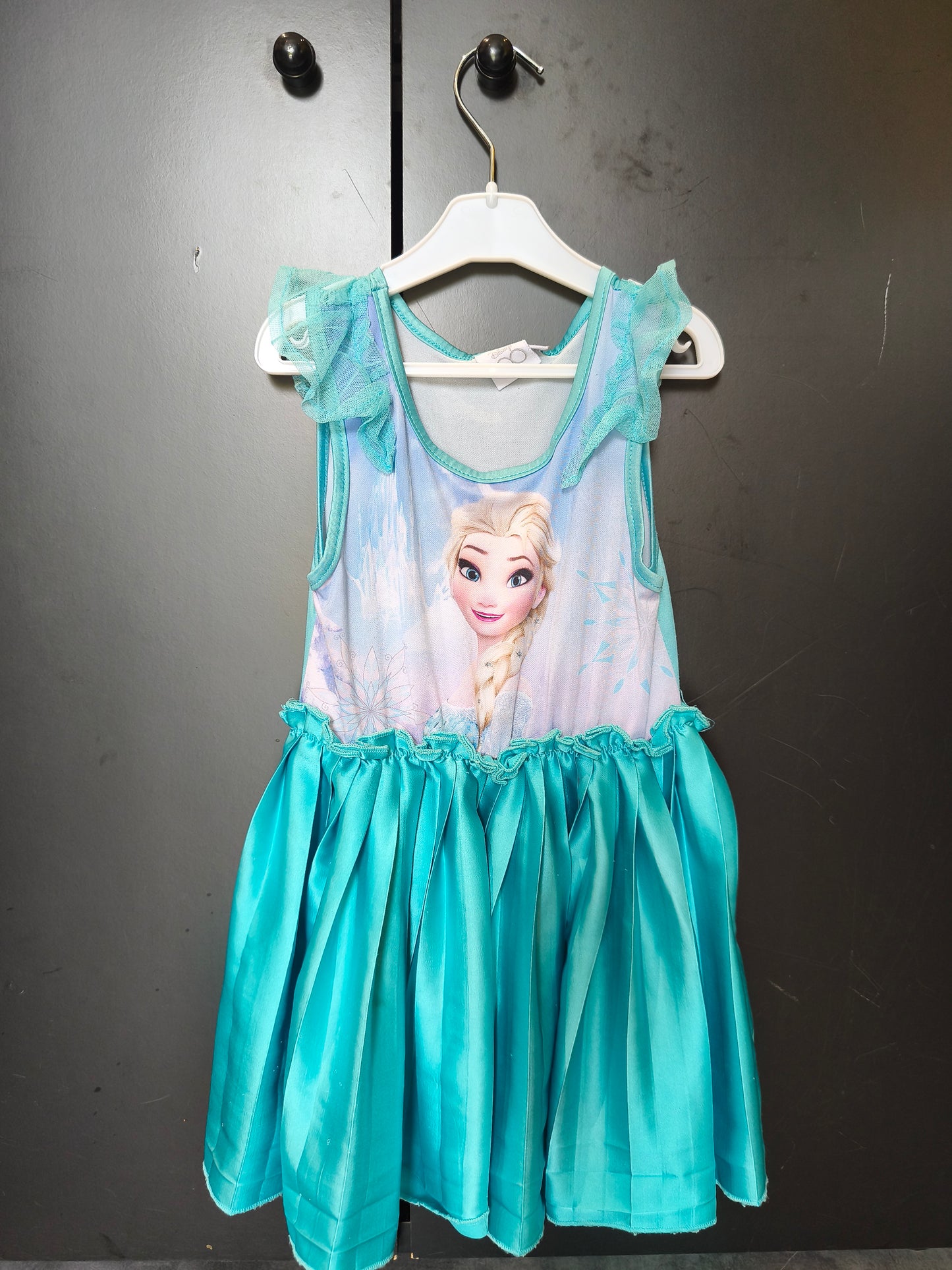 Robe Reine des Neiges Disney 3 ans – bleu glace avec tulle ❄️👑 ref 121