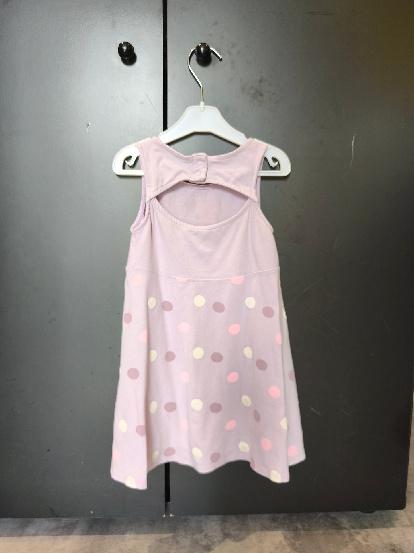 Robe été Minnie Orchestra 23 mois – violette à pois blancs et roses 👧🌸 ref 118