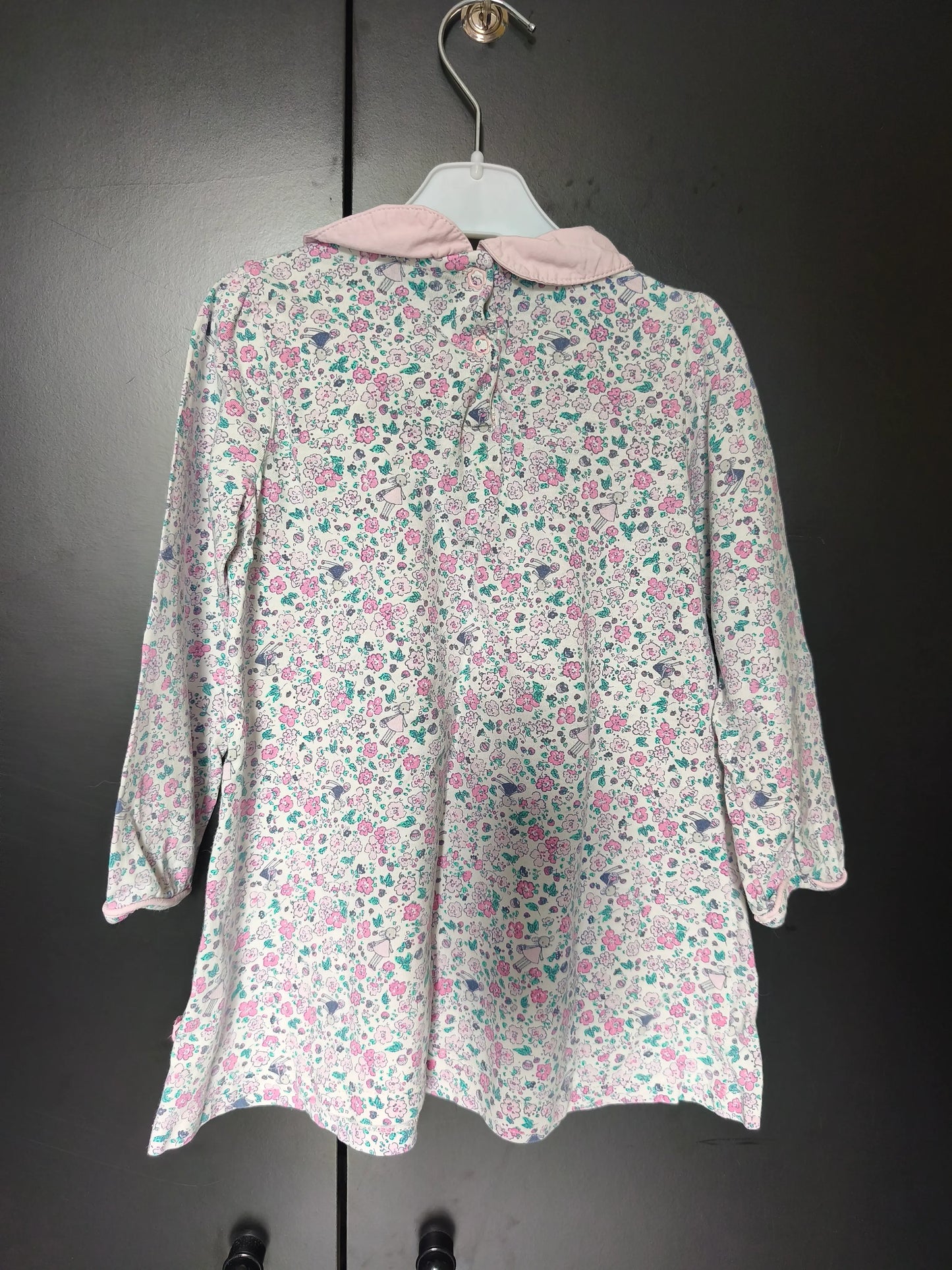 Robe légère manches longues imprimé Liberty – Sergent Major 24 mois ref 421