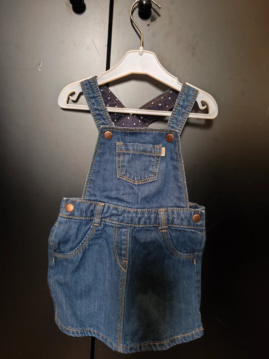 Salopette jupe en jean Kiabi – 12 mois 👖✨ ref 328