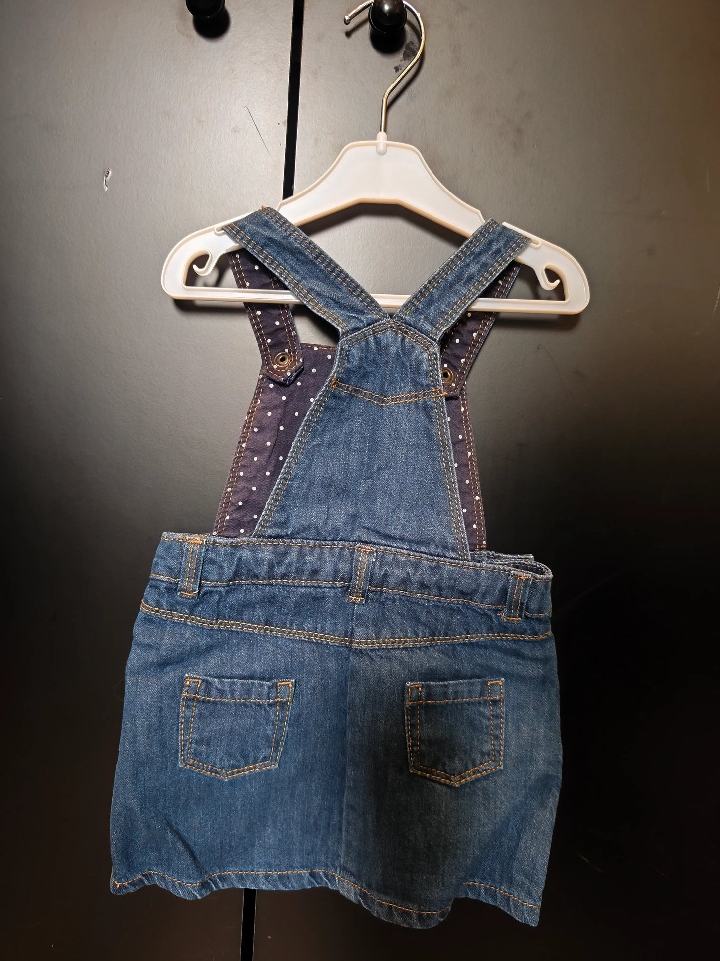 Salopette jupe en jean Kiabi – 12 mois 👖✨ ref 328