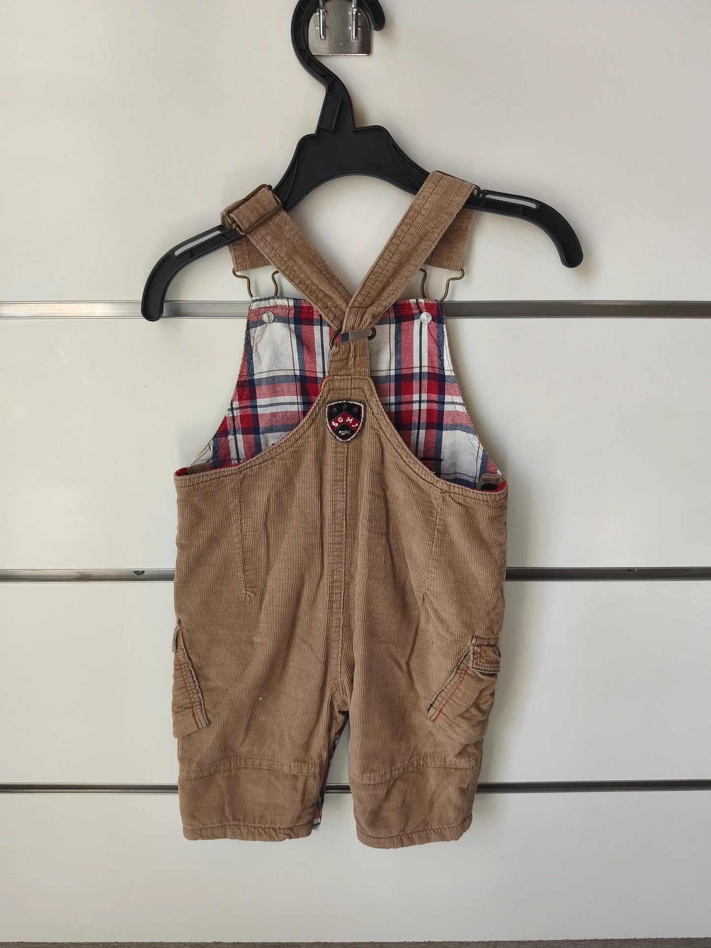 Salopette Short Marron - 3 mois ref 462