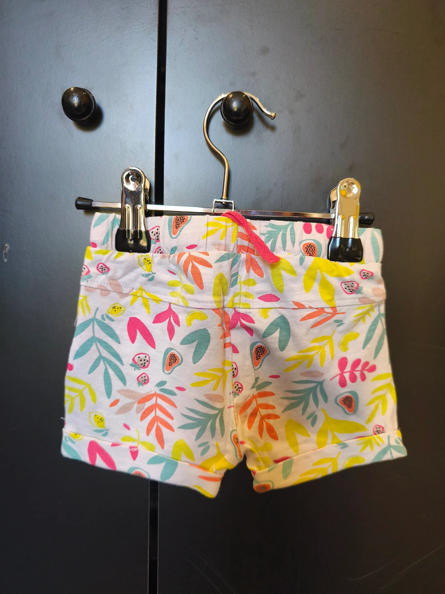 Short blanc imprimé feuillage – Orchestra – 9 mois ref 274