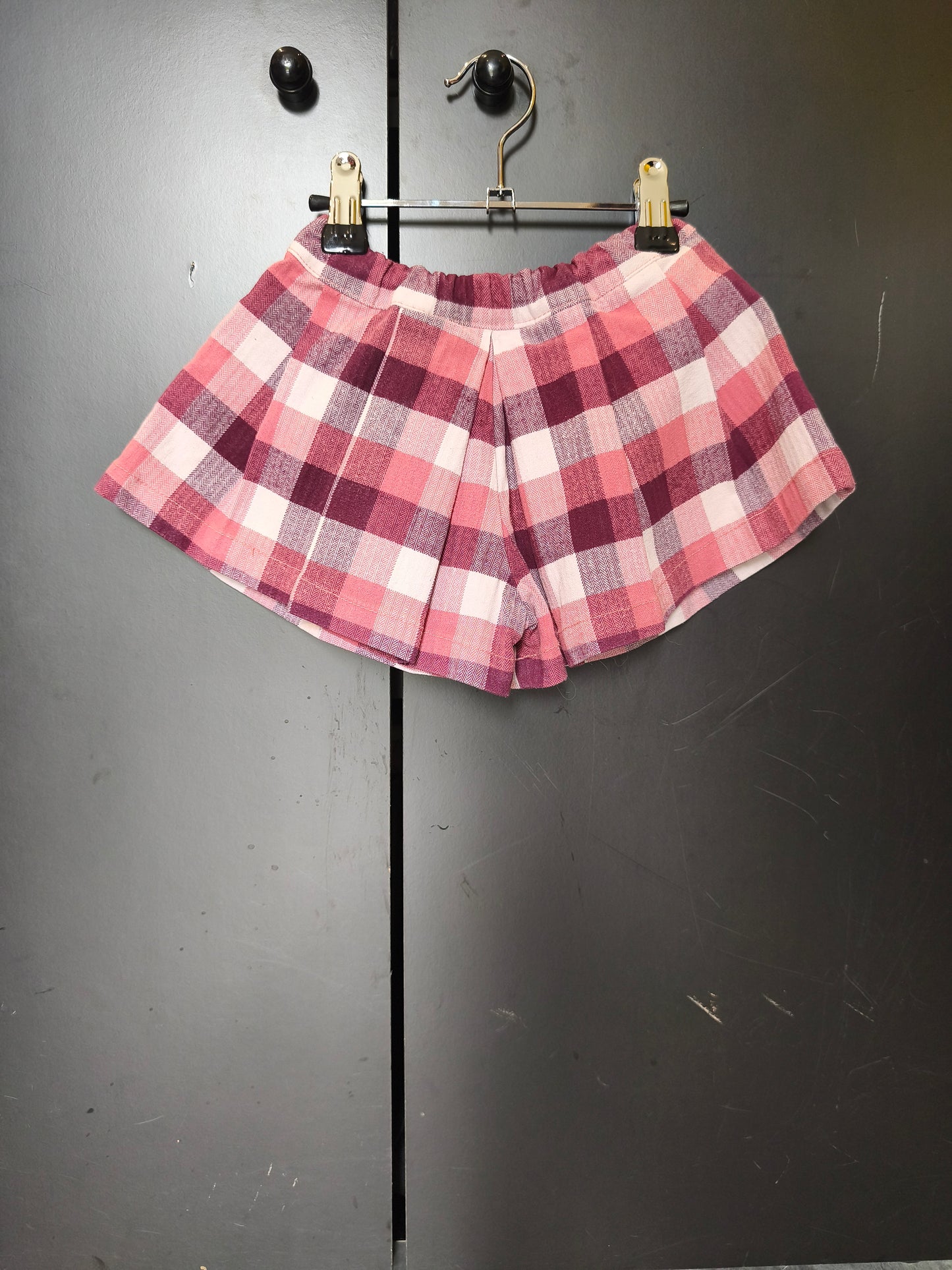 Short bouffant à carreaux rose dégradé – Sergent Major – 2 ans ref 148