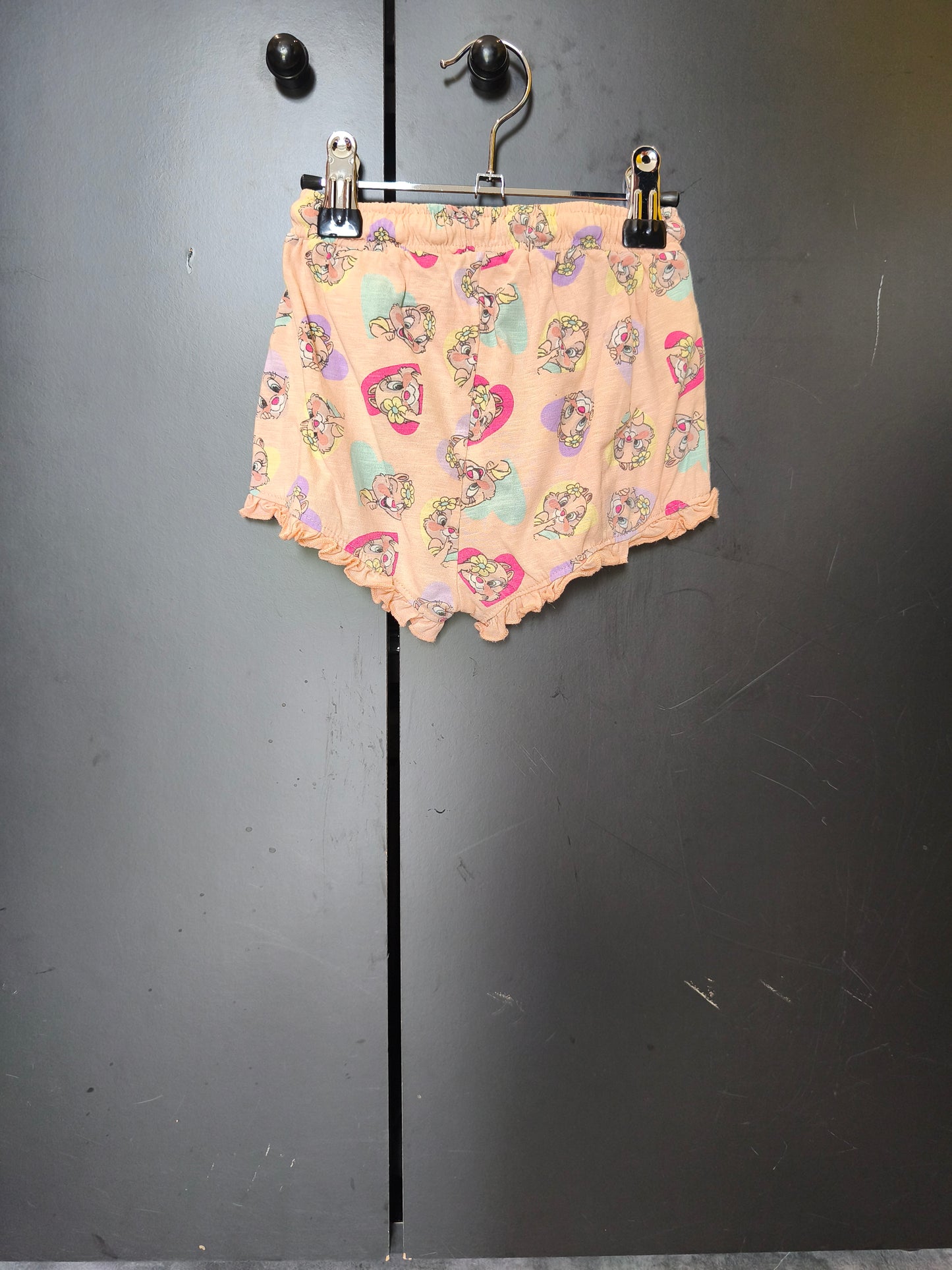 Short Disney 36 mois – orange pastel avec motif personnage 🩳✨ref 123