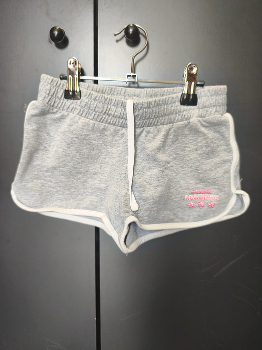 Short gris Dance Academy Énergetics 6 ans, cordon de serrage ajustable ref 99