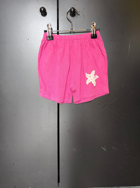 Short Tissaia 18 mois – rose uni étoile de mer ⭐🌸 ref 145