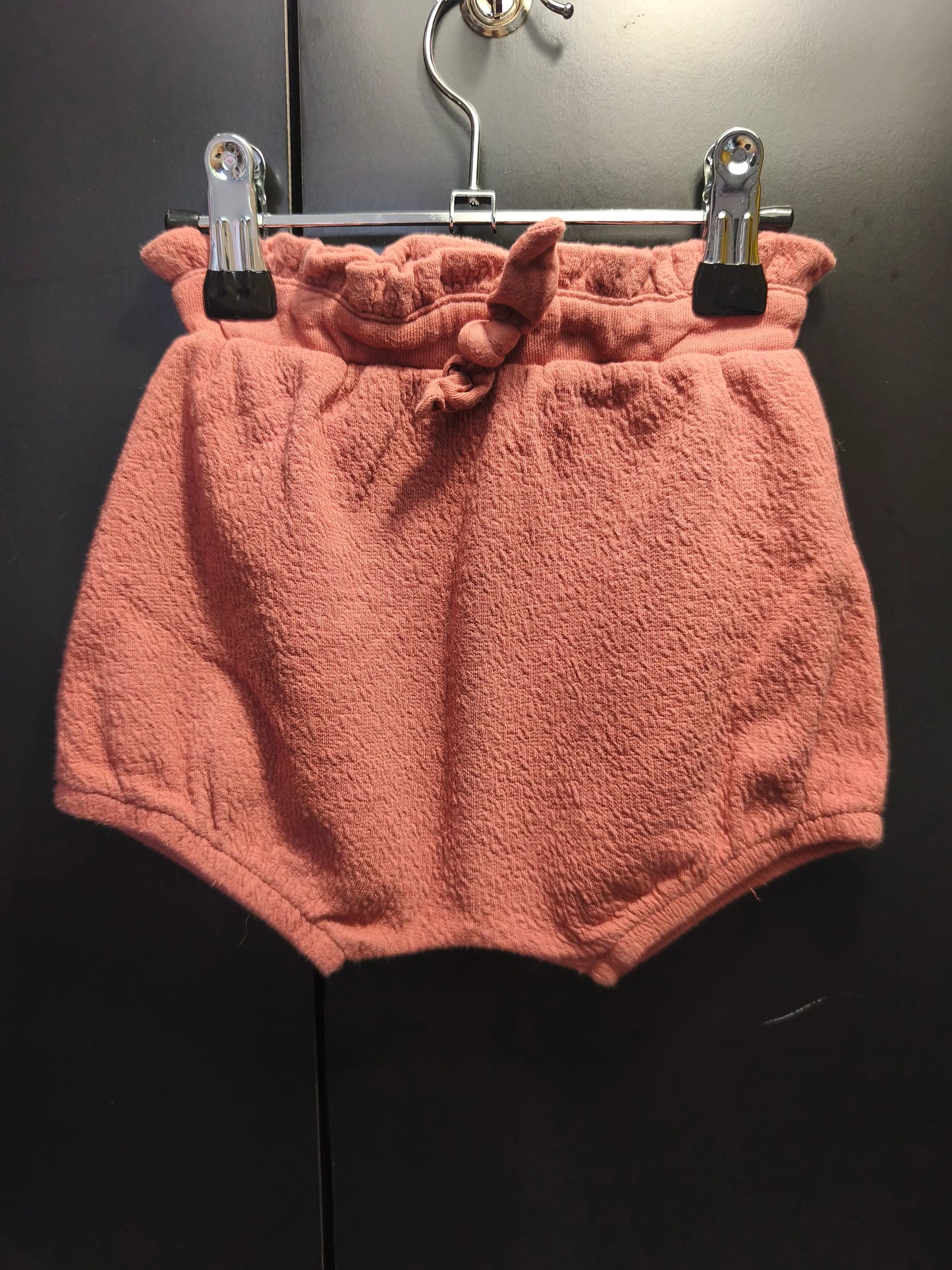 Short vieux rose en gaze de coton – Kiabi 18 mois ref 345