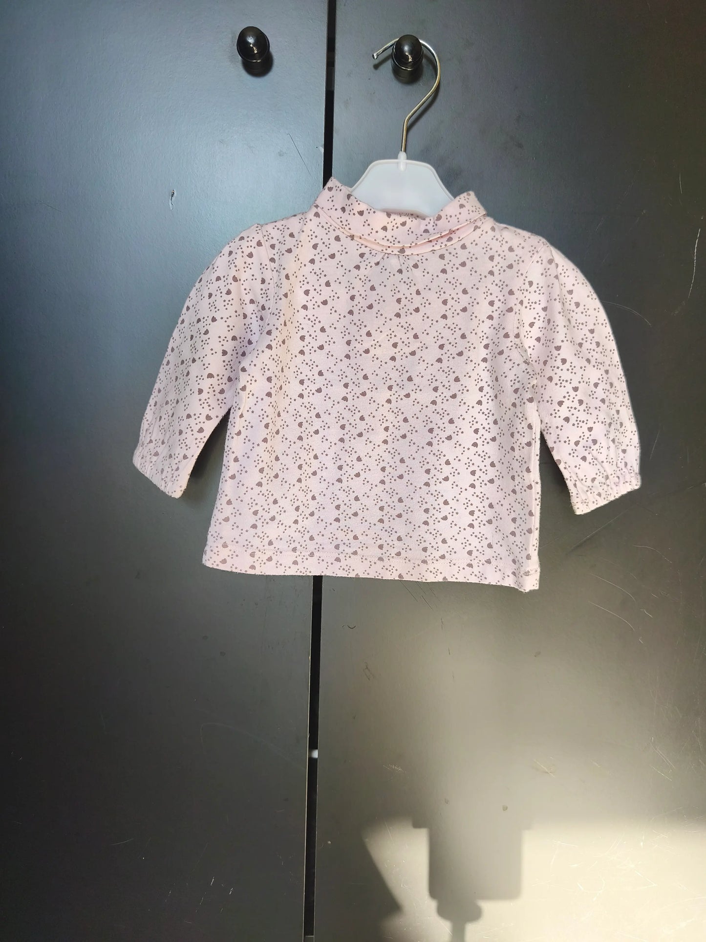 T-Shirt Col Roulé Rose – Kimbaloo – 3 Mois ref 179