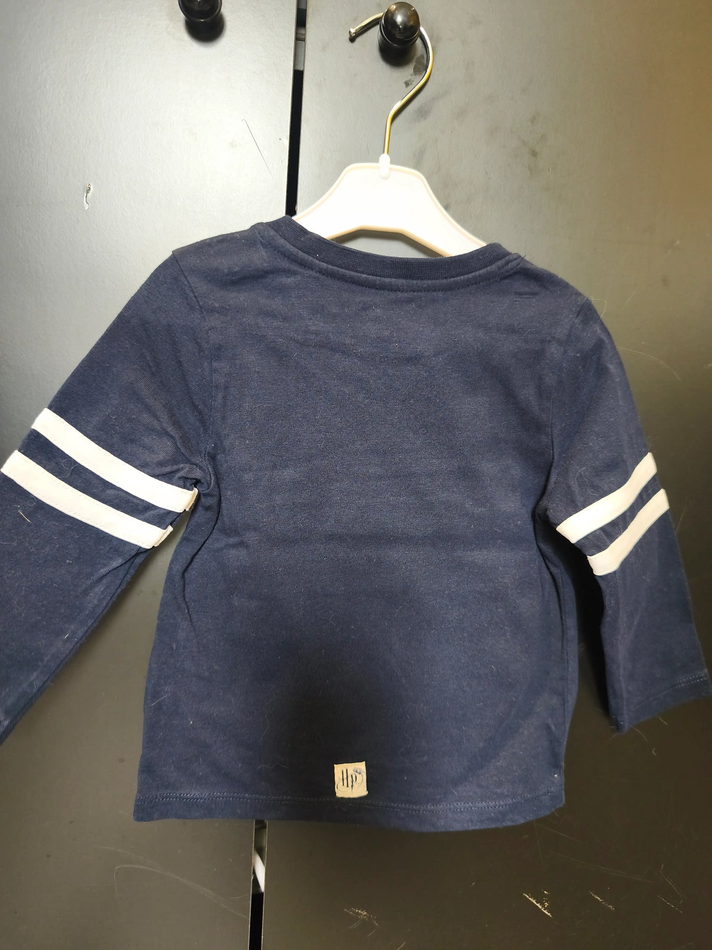 T-shirt bleu marine Harry Potter à manches longues – 12 mois ⚡ref 327
