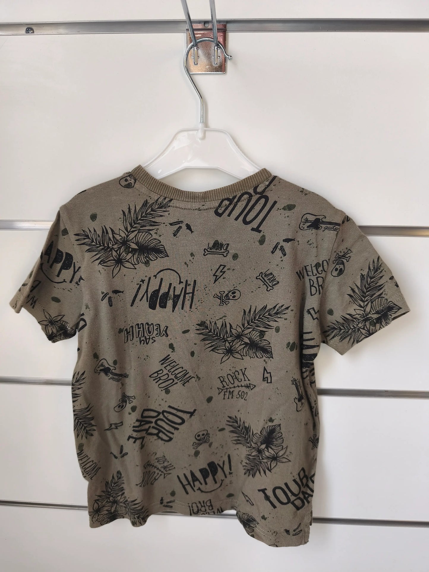 T-shirt Vert Kaki - 4 ans ref 501