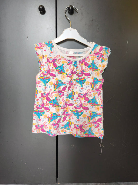 T-shirt My Little Pony 2 ans – blanc avec imprimé licorne 🦄✨ ref 124