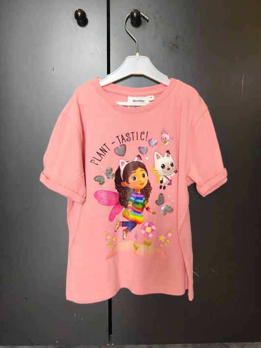 T-shirt manches courtes rose – Gabby’s Dollhouse – 8 ans ref 155